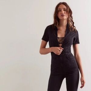 Free People We The Free Jayde Flare Jumpsuit – Size M